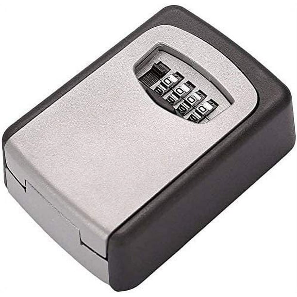 Puroma Caja de cerradura de llave, caja de seguridad portátil de  combinación para montar en la pared, caja de almacenamiento de llaves para  llaves de