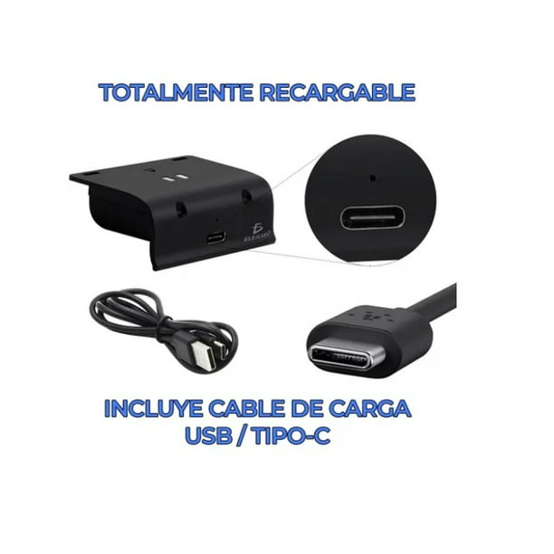 Batería Recargable para Control Xbox Microsoft + Cable USB-C
