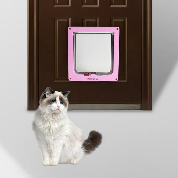 para perros, resistente a la intemperie, 12 x 15 pulgadas, puerta para  perros, para ventana, puerta, pared, color blanco Yuyangstore puerta de  perros