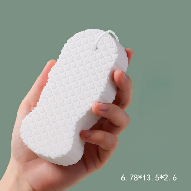 Esponja de baño exfoliante, cepillo de ducha de esponja de baño 3D,  esponjas de baño suaves para ducha, removedor de piel muerta para cuerpo,  esponja