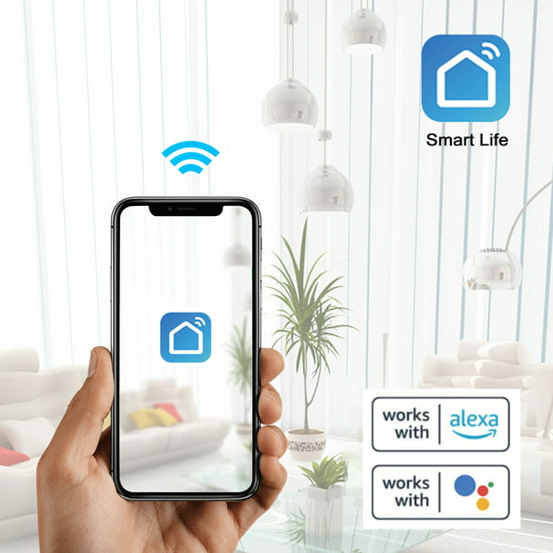 Comprar Tuya Smart Life UE WiFi interruptor de doble cortina Control remoto  persianas motor persiana enrollable aplicación temporizador Google Home  Alexa