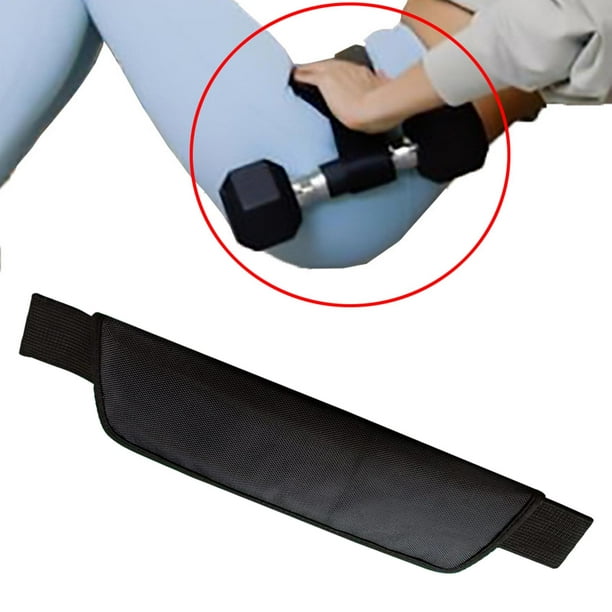 Cinturón de empuje de cadera de cuero PU Lunges Sentadilla inversa para  mujeres Gym Hip Thrust Pad Negro Baoblaze Cinturón de empuje de cadera