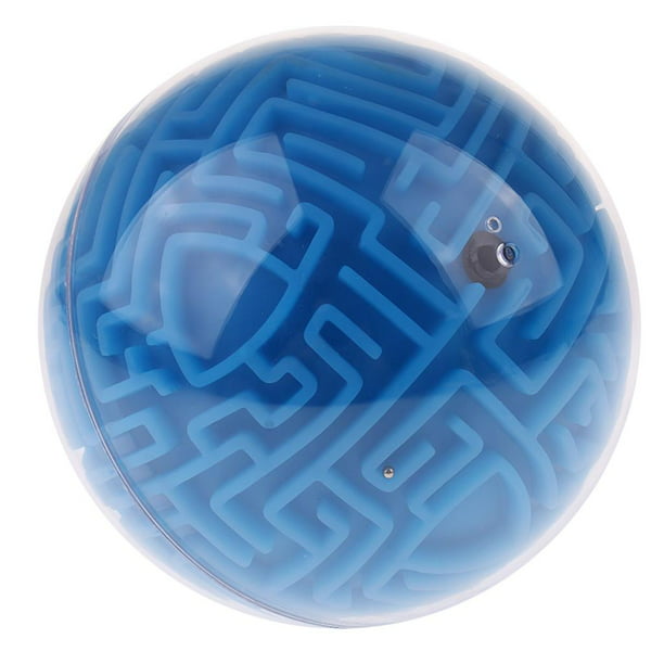  Bola de laberinto 3D, rompecabezas de laberinto mágico para  desafío de inteligencia, imaginación, cognición espacial, coordinación y  equilibrio, bolas diminutas juego de rompecabezas (azul) : Juguetes y Juegos