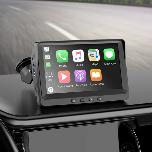Navegador GPS portátil para motocicleta, pantalla táctil de 7 pulgadas,  inalámbrica, Apple Carplay, Android, IPX7, resistente al agua, BT
