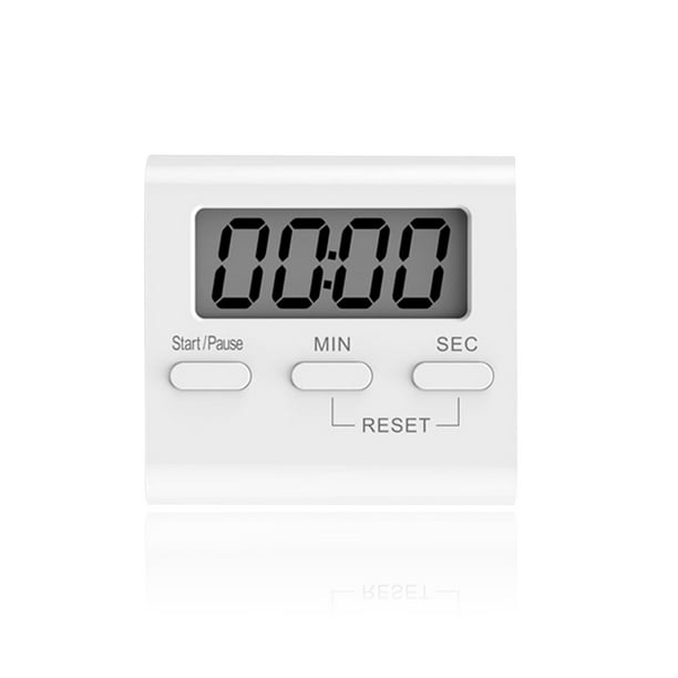 GENERICO Timer Digital De Cocina Reloj Temporizador Blanco