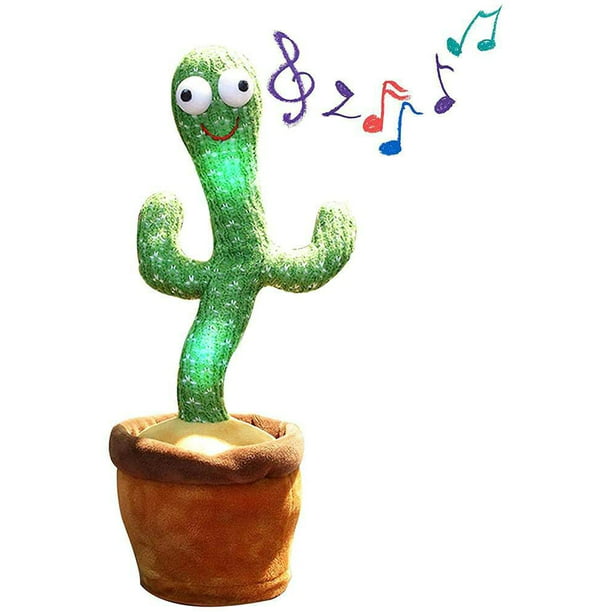 Volume réglable Peluche Dancing Cactus, Cactus chantant, Cactus parlant  Répétition Home Decor Cadeau
