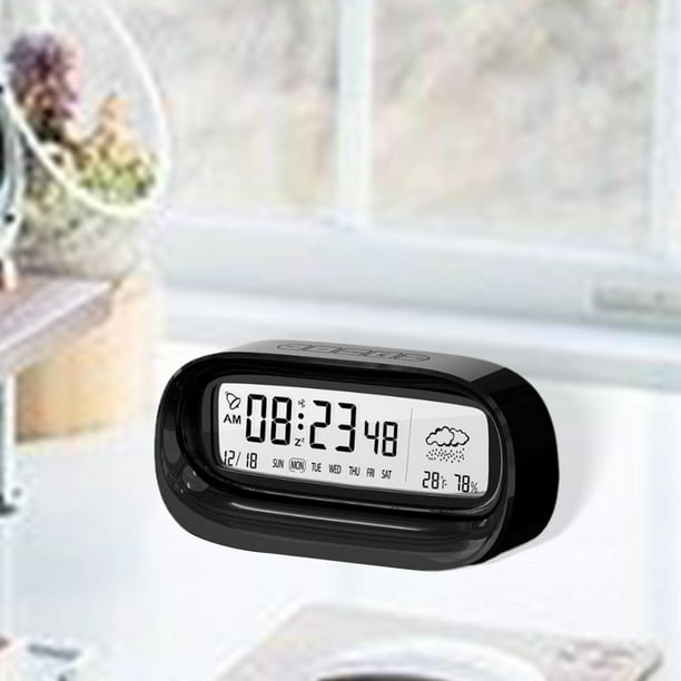 Reloj despertador digital con repetición, despertador digital