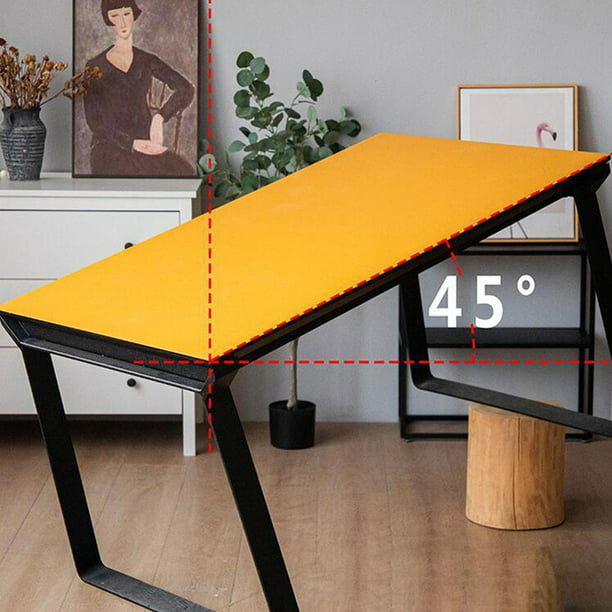 Protector de plástico transparente para mesa de comedor, mantel de  escritorio, cubierta para encimera, muebles de madera rectangulares de PVC  impermeables, 50x100cm