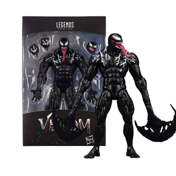 Marvel Hasbro Legends Series Venom - Figura de acción coleccionable de 6  pulgadas, diseño premium y 3 accesorios