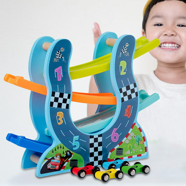 Juguetes de rampa para automóviles, juegos de juguetes para y niñas de 3, 4  y 5 años forma de U perfke Juguetes de rampa de coche