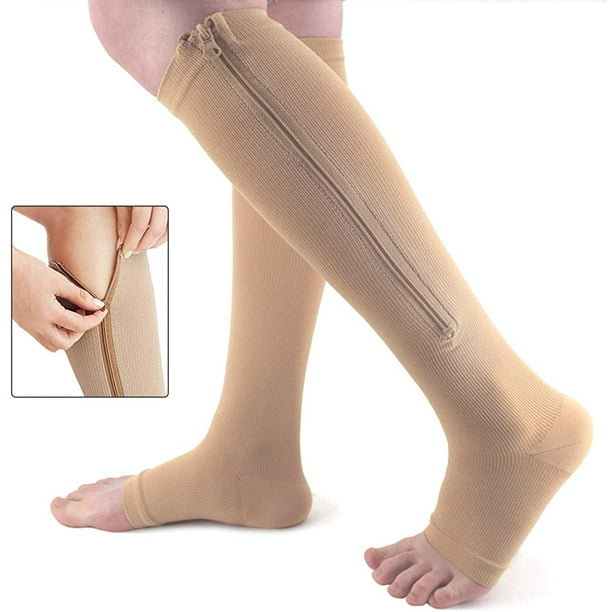 Medias Calcetines de compresión Mujer y Hombre Hasta la rodilla Médica  S/M-X/XL