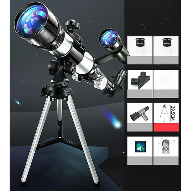 Soledad Telescopio Astronómico de 70mm para principiantes y adultos,  incluye trípode y bolso
