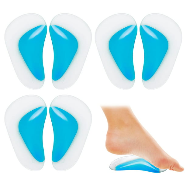 Plantillas para diabéticos para hombres y mujeres, plantillas terapéuticas  suaves y ligeras para el apoyo del pie, Azul