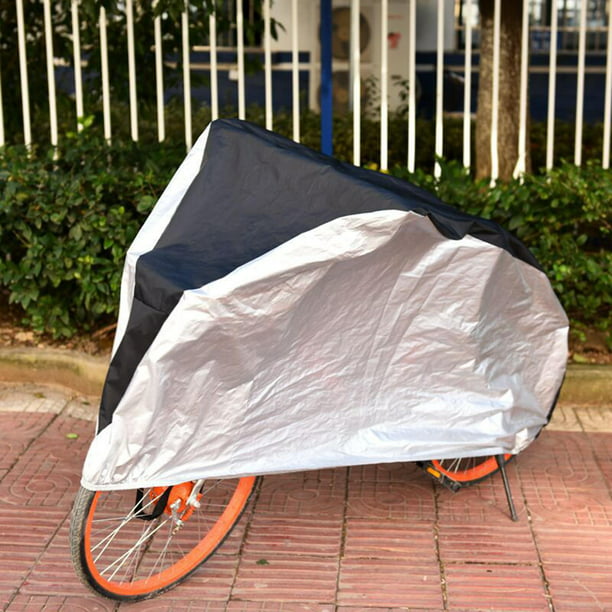 YardStash Funda para bicicleta, impermeable, para bicicleta al aire libre,  resistente a la intemperie, lona reflectante para almacenamiento al aire