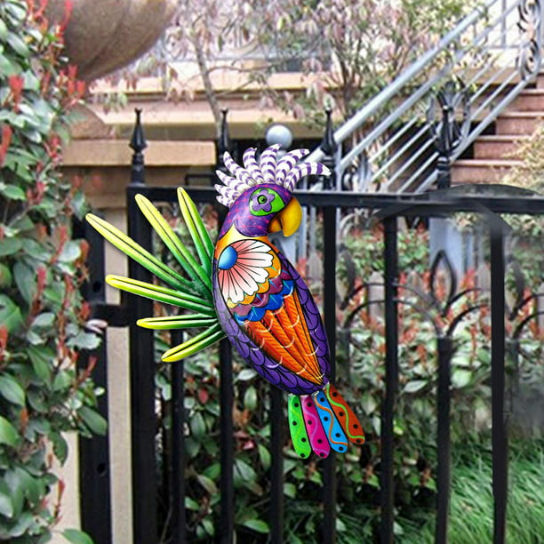 Decoración de pájaros decorativos, estatuas y figuras de pájaros para  exteriores e interiores, decoración de pájaros para el hogar y el jardín,  tamaño