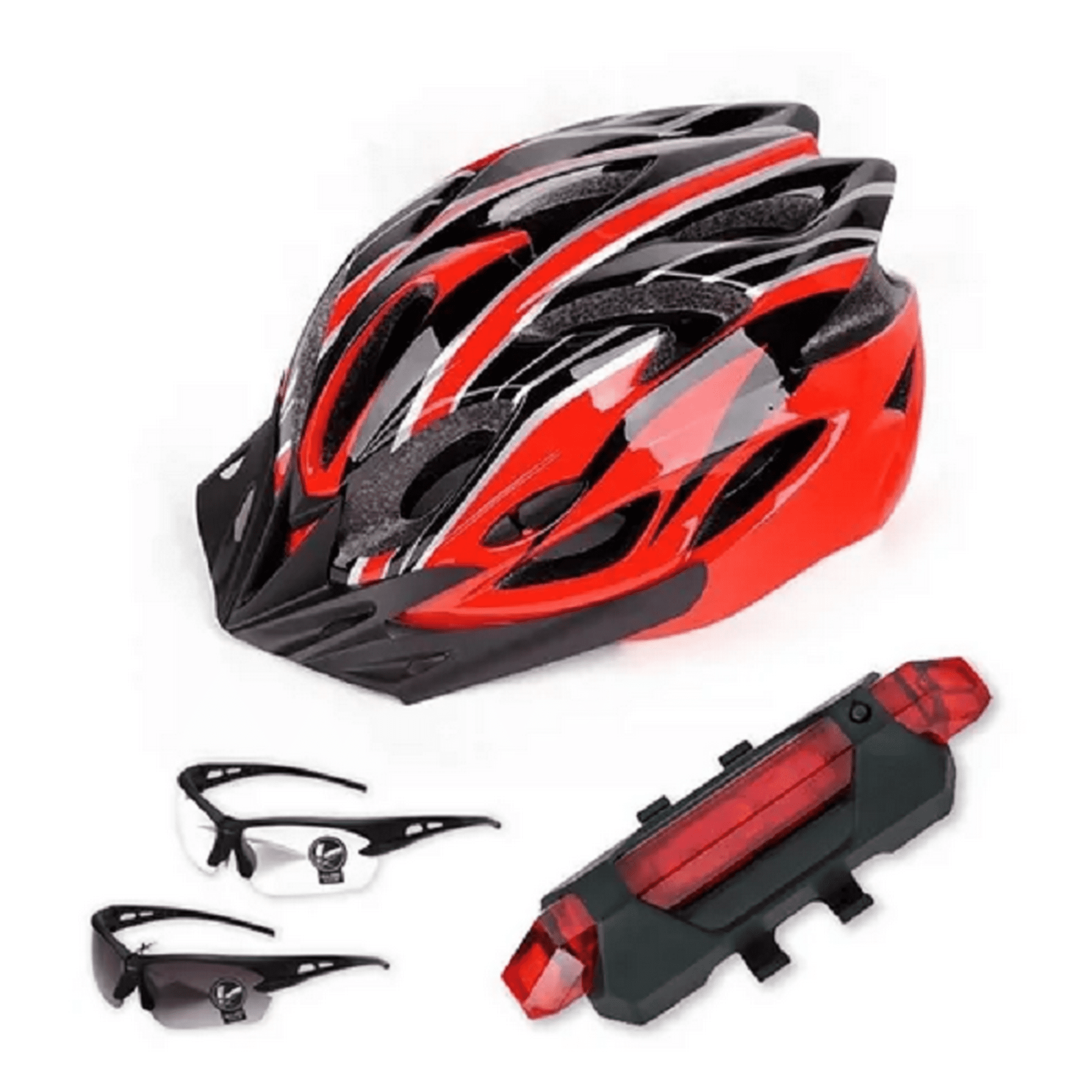 Casco de seguridad Casco de escalada, casco de seguridad para ciclismo con  faro, orejera, luz trasera, puntos de fijación para senderismo, escalada,  espeleología GUB Casco de seguridad