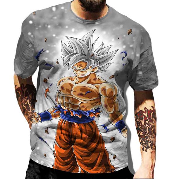 Dragon Ball Super Ultra Instinct Goku - Camiseta negra para hombre