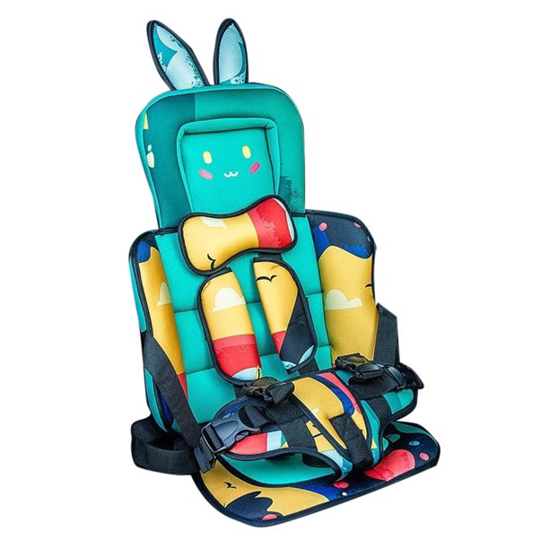 Silla para asiento de bebé, cojín de seguridad portátil para coche, colchón  transpirable para niños menores de 12 años, estampado de cielo estrellado,  conejo