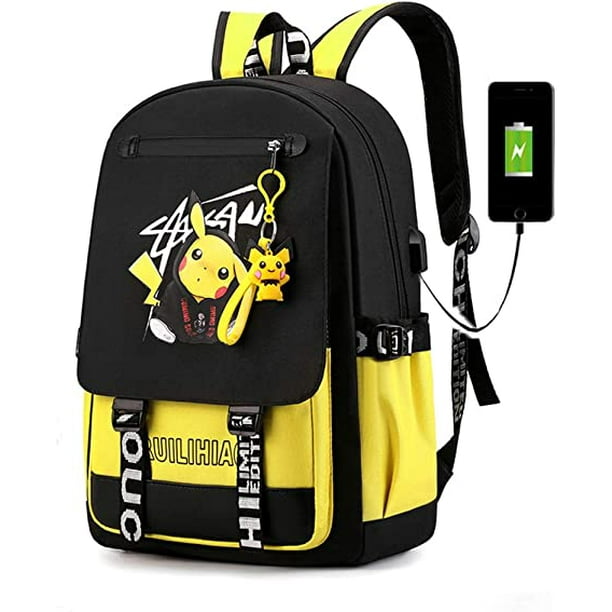 Mochila escolar para adolescentes, mochila de trabajo acolchada de 15.6  pulgadas con puerto de carga USB, bolsas grandes antirrobo para estudiantes