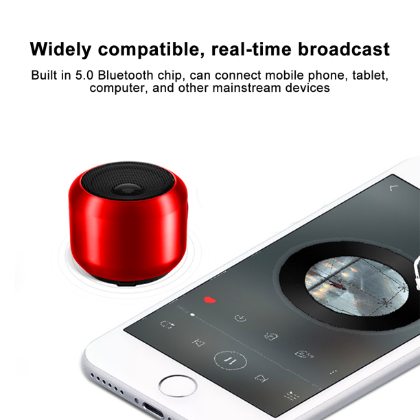 Altavoz Bluetooth Potente 5.0 Inalámbrico 5W Sonido Alta Fidelidad Portátil  de Gran Potencia compatible con Iphone