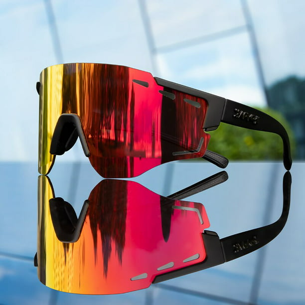 Gafas de sol deportivas para hombre y mujer, lentes de sol deportivas con  diseño clásico de marca, a prueba de viento, UV400 qiuyongming unisex
