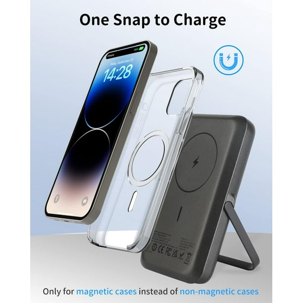 10000mAh Cargador Portatil De Bateria Inalambrico Magnetico Para iPhone  14/13/12