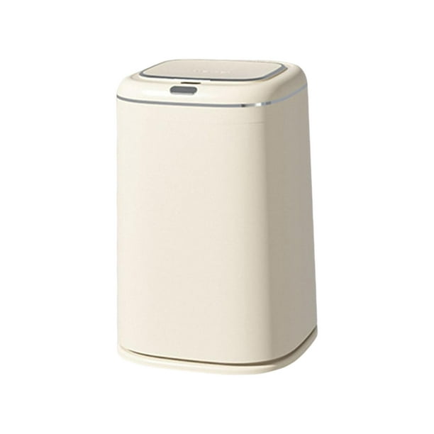 Cubo de basura inteligente con Sensor automático para cocina, papelera de  baño con tapa, resistente al