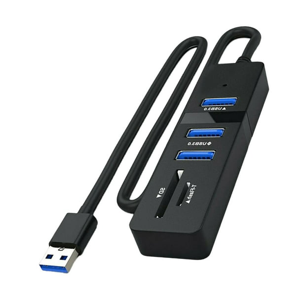Mini HUB USB ultra delgado de 4 puertos. Steren Tienda