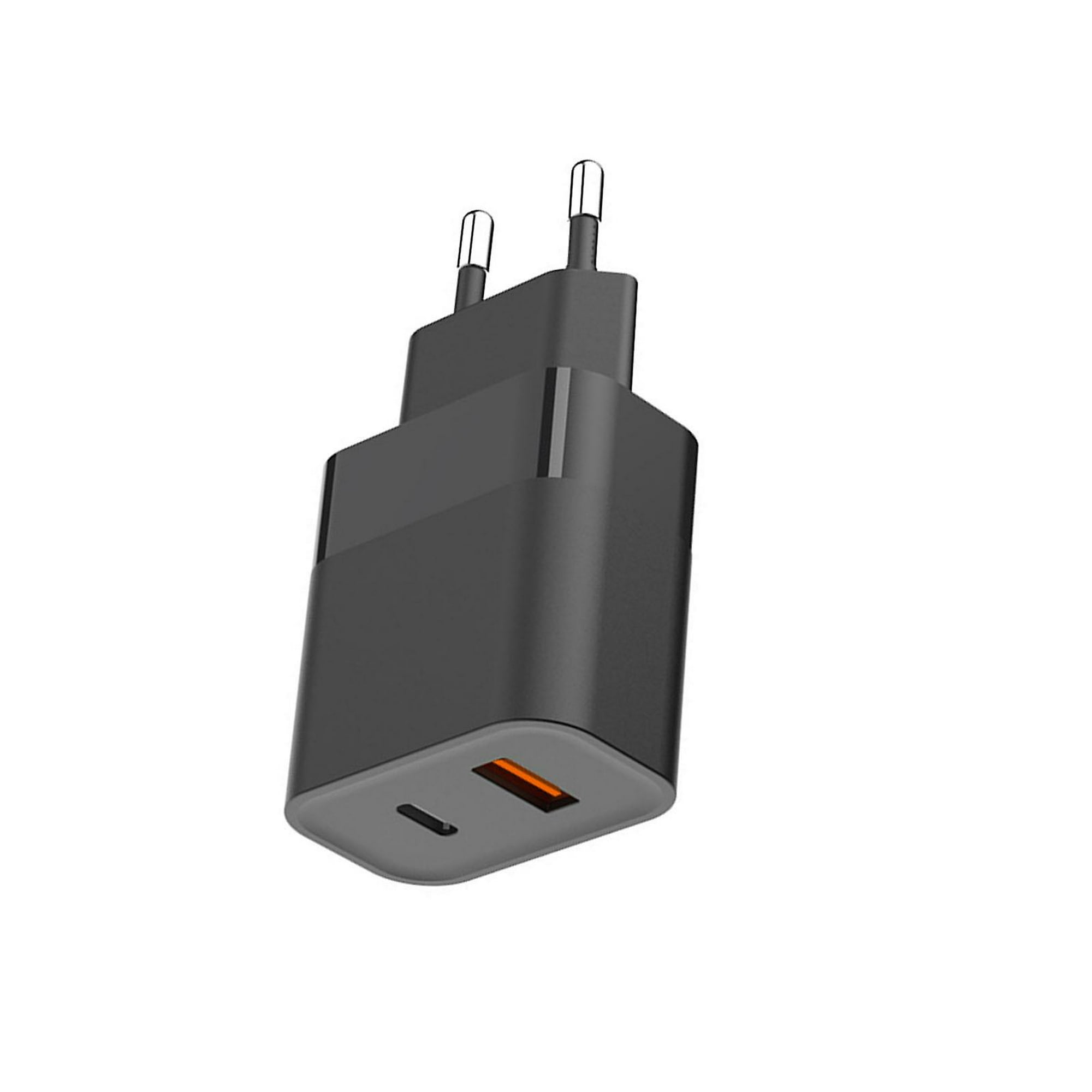 Cargador rápido de pared Puerto dual USB/Tipo C (UL)