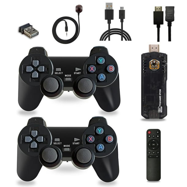 Consola de videojuegos Retro X8 Stick 4K, 10000 juegos, Arcade, para  Android TV Box con WiFi