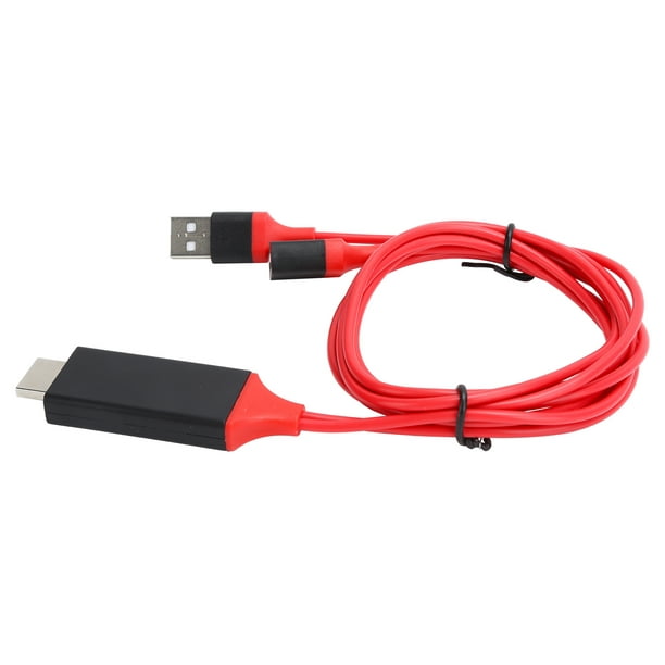 Comprar Cable adaptador Universal HDMI HDTV AV de teléfono a TV 1080P para  teléfono móvil iOS y Android