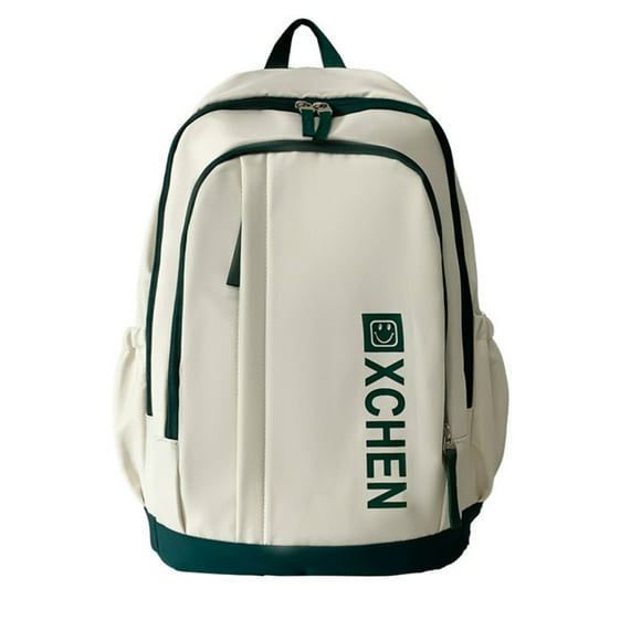 mochila escolar para laptop viaje gimnasio  backpack multifuncional  bolso secreto antirrobo blanco mima 2 casual