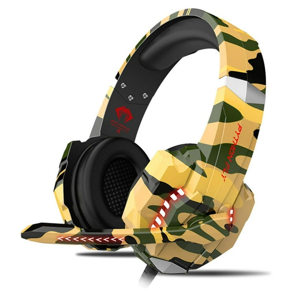 Auriculares Del Del Oído Del Camuflaje para Del Ordenador Portátil s  ordenador Verde CUTICAT