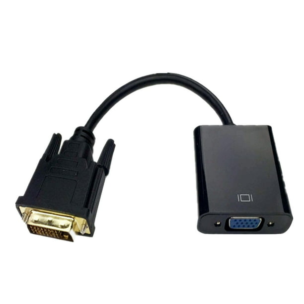 Adaptador de 20cm HDMI a DVI - DVI-D Macho - HDMI Hembra - Cable  Convertidor Video