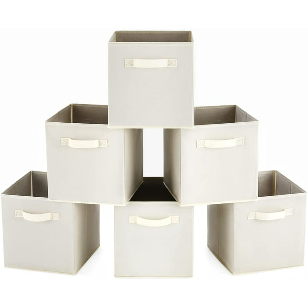 Sunfauo Cajas de almacenaje Decorativas Carton Caja Juguetes Caja de  Almacenamiento Plegable Cubos de Almacenamiento Cajas Ropa Caja de  Almacenamiento