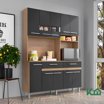 Alacena Rack Multiusos Puertas Repisas Cajones Cocina 201 Cm KingsHouse  300205