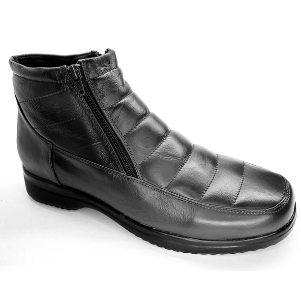 Zapato De Piel De Borrego Para Caballero cómodo para Pie Diabético pie  delicado doble cierre R-comodos 850