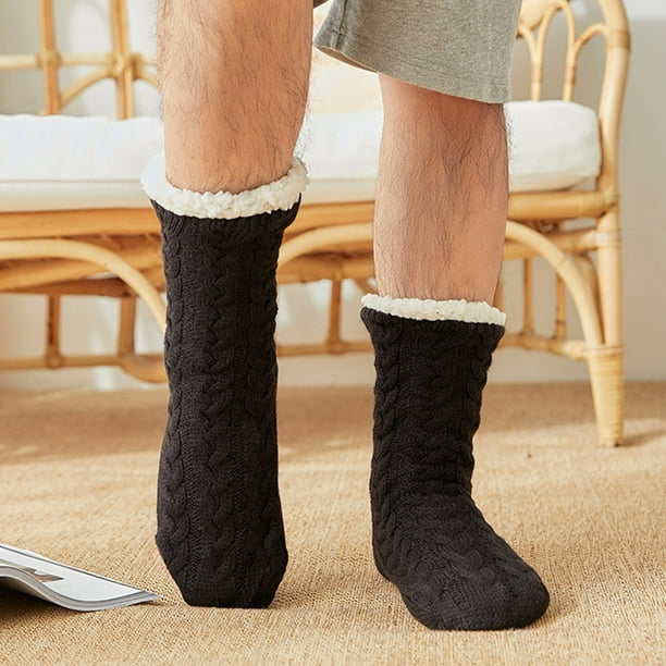 Calcetines invierno para hombre, de felpa gruesos cálidos, suaves, antideslizantes MABOTO | Walmart en línea