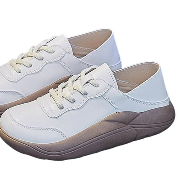 Zapatos deportivos de moda para mujer, cómodos zapatos casuales para mujer,  zapatos para caminar de color gris, zapatos fáciles de mujer