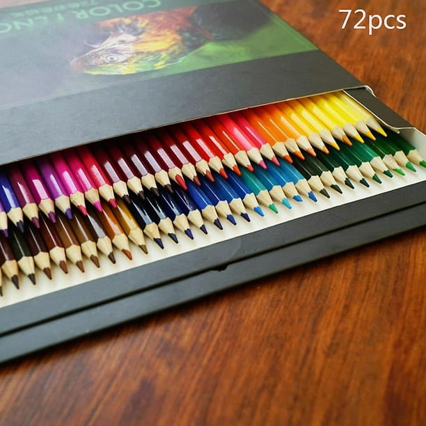 Yagol Lápices de colores para libros de colorear para adultos, 72 lápices  de dibujo profesionales de colores, suministros de arte para bocetos