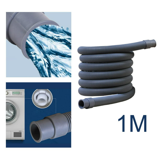 de desagüe para lavadora, de descarga, flexible, tubo de expulsión de  salida de agua , tubos de extensión, para acc 100cm Sunnimix manguera de  drenaje