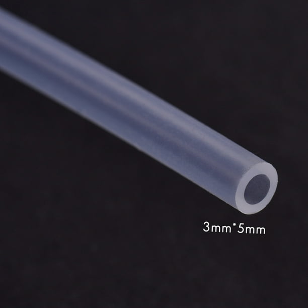 Tubo de gasolina 5mm Silicona amarillo transparente largo 1m