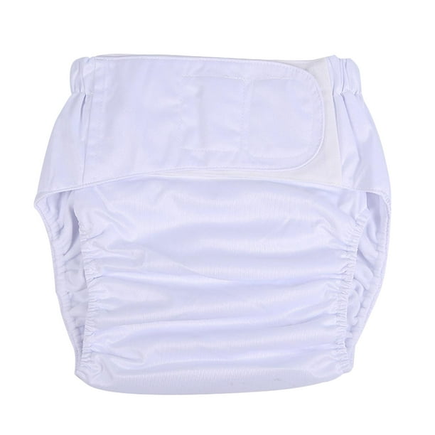 Pañal de incontinencia para hombres mayores lavable impermeable noche adultos  pañal ropa interior XL Gris jinwen Pantalones de pañales para hombres