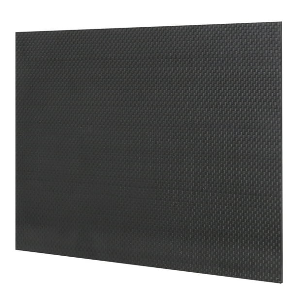 Placa de fibra de carbono, placa de fibra de carbono de sarga de alta  dureza con superficie brillante y flexible, lámina de panel de fibra (luz