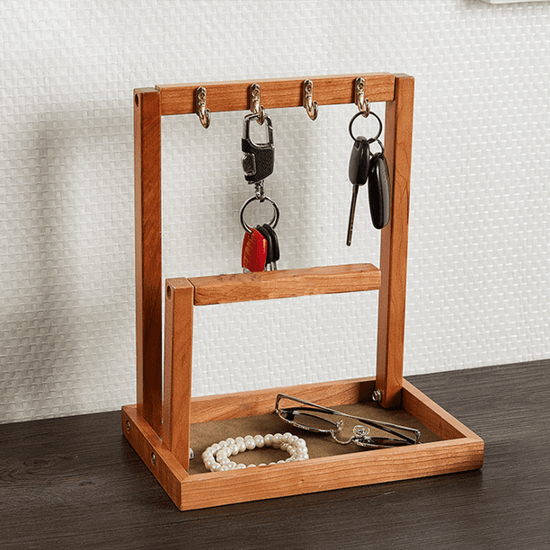 Porta llaves de madera para recibidor - Imarteko