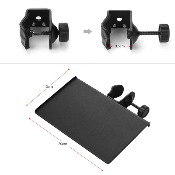 Trípode Irfora Soporte de trípode para micrófono de mesa Soporte de  micrófono de escritorio Trípode de micrófono de metal con soporte de  micrófono para grabación en tiempo real Irfora Trípode