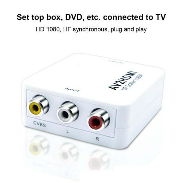 Convertidor de VHS a DVD, dispositivo con USB 2,0, RCA, CVBS, AV