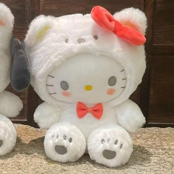 Peluche de Hello Kitty para niños, muñeco de peluche de 25cm, Cinnamonroll,  Kuromi Pochacco, oso Cos, regalos de cumpleaños Fivean unisex