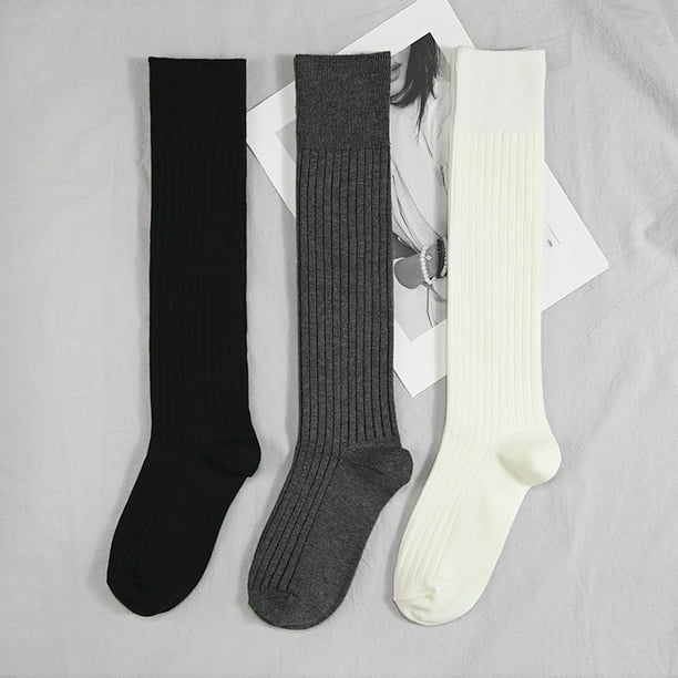 DFGHJK Calcetines largos de tubo for hombre, calcetines gruesos divididos  cálidos con contraste de Color de algodón, calcetines for hombre, Otoño  Invierno : : Moda
