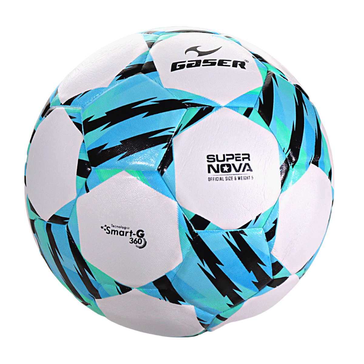 Gaser Balón Futbol Original 5 Super Nova Mate Soccer (Azul) GASER Super ...